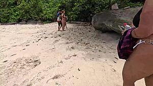 we're the mattos couple, we wen't on a trail to the beach for some public fuckin' with humilation and cum on ass