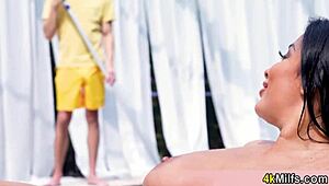 Busty Anissa Kate Pool Fuck