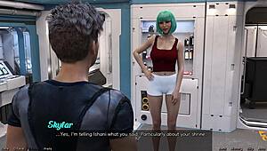 I's checking on the hot big tits doctor in stranded in space 88.