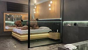 morena finds a cozy spot to relax with me