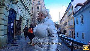 Hey, Check This Czech Milf with Big Boobs Getting Nailed by a Stranger