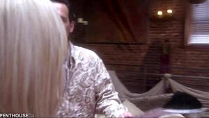 Busty blonde bree olson sucks cock and takes a pussy slamming