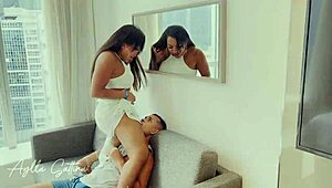 Found Skinny Crossdresser and Fucked His Tight Ass by Window