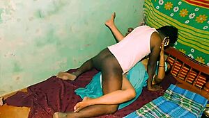 Indian couple having amazing sex in bedroom with hardcore fingering