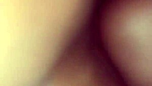 nymphofreak1 handles monster cock with bubble butt in ebony big black scene.