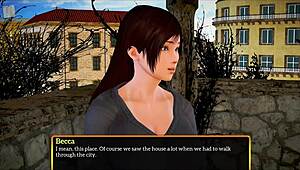 In my new family, the teen with big tits explores erotic adventures