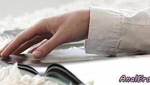 Eurobabe Sucks Cock and Loves Anal Banging