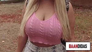 blondie fesser, the busty rubia tetona, agrees to get drilled in a public spot