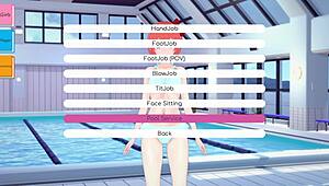 doki doki literature club hentai with footjob game