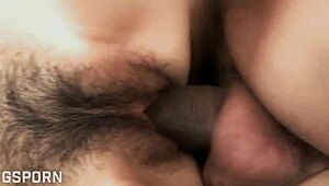 Beautiful White Brunette Girl Craves BBC to Pound Her Hairy Pussy in Wild Interracial Action.