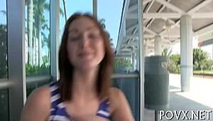 Natalie Lust Gets Horny And Sucks Cock