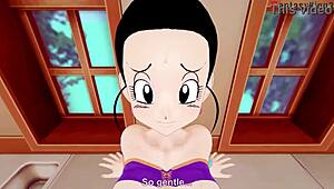 dragon ball z ex 3 part 2 - chichi stuck in kitchen