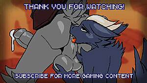 tailbound review - 8-bit gay furry madness with blowjobs and ass licking