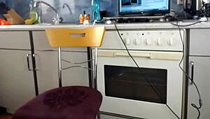 Just chilling and watching this Indian teen shake her naked booty on webcam.