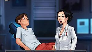 Summertime saga episode 110 with teacher and brunette