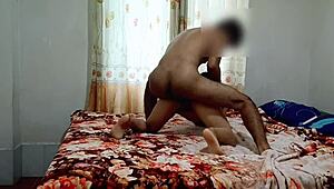 Myanmar amateur couple engages in hardcore sex, cowgirl and doggystyle