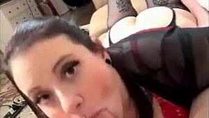 Sexy Milf Sucks Throbbing Cock Part 1