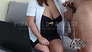 Hot Pinay Student Caught in a Wild Homemade College Scandal