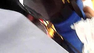 I See Upskirt Nylon Panties By Accident