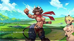 isekai janken hero live play part 2 minos conquest muscle girl