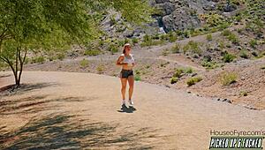 horny jogger babe sonny mckinley got me hooked