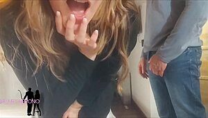 My husband watches stranger fuck me hard