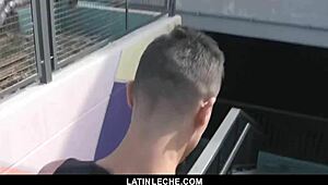 i got drilled by a hot latin stranger on camera