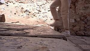 horny in dubrovnik, heading back to apartment