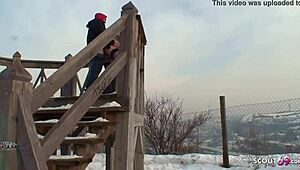 just a real czech teen banging outdoors with no condom.