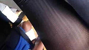 I See Upskirt Nylon Panties By Accident