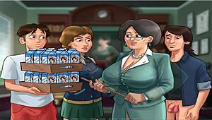 SUMMER TIME SAGA UNC PART 9 - BIG BOOBS AND HANDY!