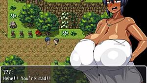 tanned girl natsuki hentai game ep 14 she got her massive ass spanked real good in 3d porn with big tits