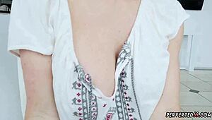 Milf teacher Krissy Lynn gives blowjob in sinful stepmother scene