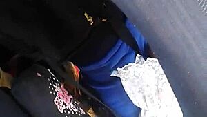 I See Upskirt Nylon Panties By Accident