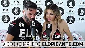 Watch Veve Valencia strip her underwear in the hot room?