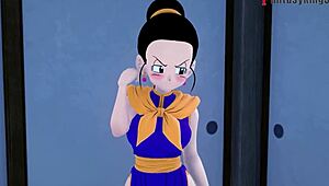 dragon ball z ex 3 part 2 - chichi stuck in kitchen