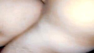 Exploring intimate activities with a skinny wife in amateur setting.