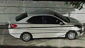 Woman Meets Lover Outdoors In Car Then Returns Smiling