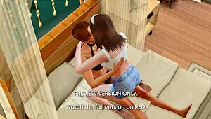 In this preview of Dead or Alive 3, the 3D hentai version brings the action to life.