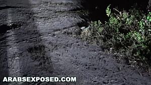 Desert Rose, Arab prostitute, takes cash for hardcore action.