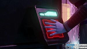 Liara takes a creampie from stranger at gloryhole, unreal!