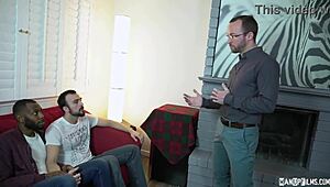 ManUpFilms Threesome Heals Gay Couple with Intense Cock Action