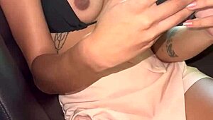 Recording My Friend Doing Webcam Pussy Show in Her Car