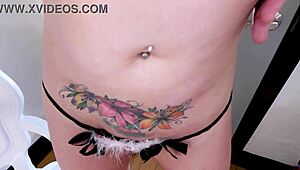 Damn! Kiki Daire’s Big Tits Milf Blowjob is Christmas Magic!