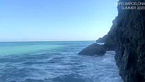 Gay guys cruise nude beach for public sex