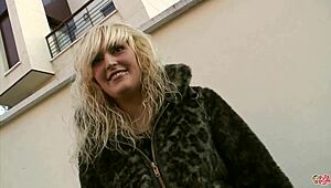 Spanish Blonde Riding In Casting Interview With European Celebrity Fucking