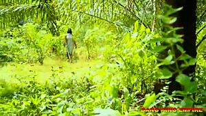 yo, watch this thick african wife take a huge cock in bush style! her big tits bounce wild.