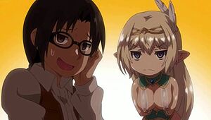 Hentai big tits anime babe gets wild