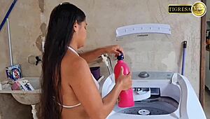 Anime Hentai Assfucking in Laundry Room with Tigresavip