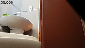 Spy Cam Catches Argentine Babe's Ass Under Skirt. She Doesn't Notice the Hidden View.